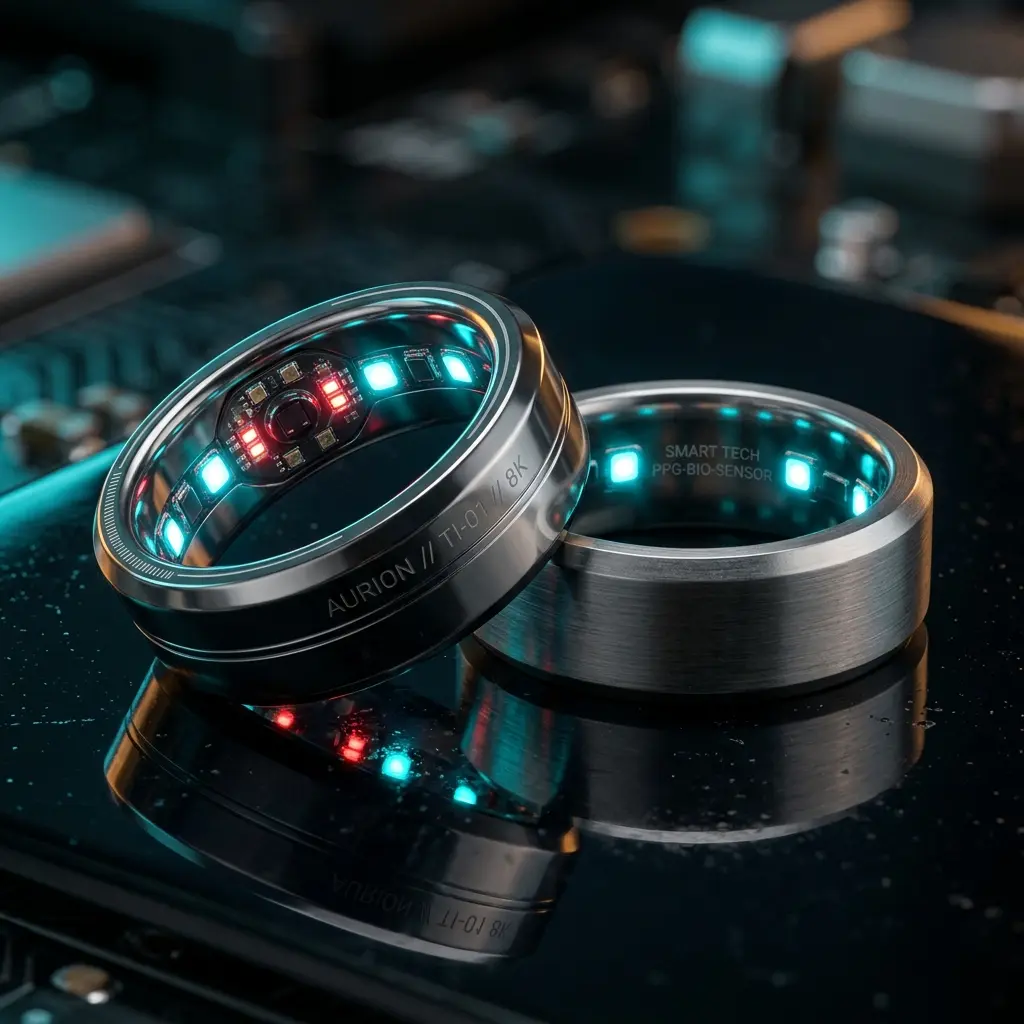 Top 5 Smart Rings of 2026 Hardware Comparison featuring titanium optical health sensors