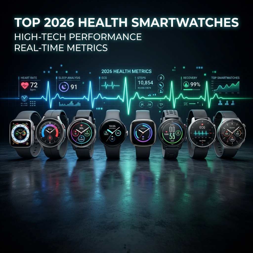 Top 5 Health Smartwatches 2026 Comparison